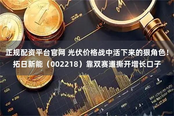 正规配资平台官网 光伏价格战中活下来的狠角色！拓日新能（002218）靠双赛道撕开增长口子